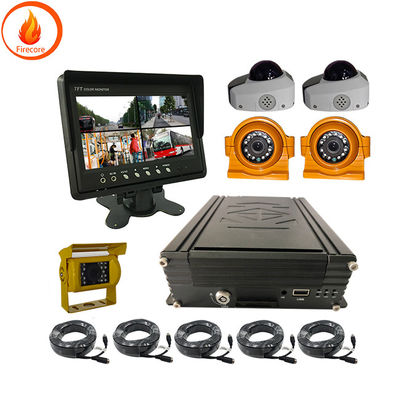 VGA Vehicle Camera Monitoring System hemisferic 5 Way Truck DVR Recorder