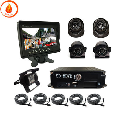 VGA Vehicle Camera Monitoring System hemisferic 5 Way Truck DVR Recorder