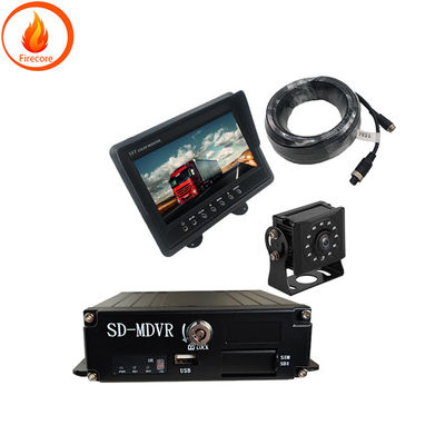Sistem Pemantauan Kamera Kendaraan Desktop ABS 7 Inch Set Kamera Mobil