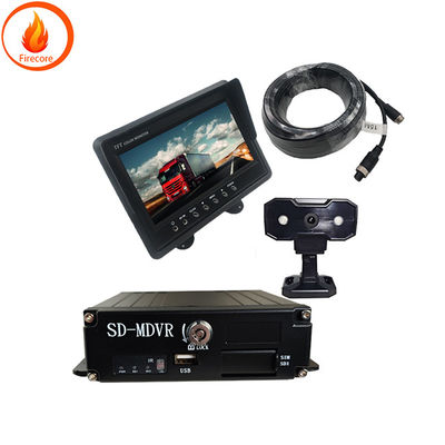 Sistem Pemantauan Kamera Kendaraan Desktop ABS 7 Inch Set Kamera Mobil
