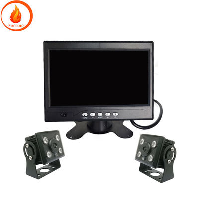 Sistem pemantauan kamera kendaraan 24V AHD Reverse Car 7 Inch Display