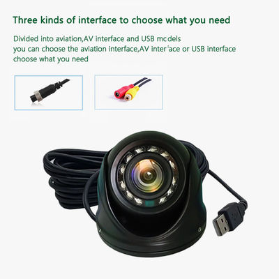 Top Starlight Night Vision AHD Car Camera dengan sudut pandang 170 derajat