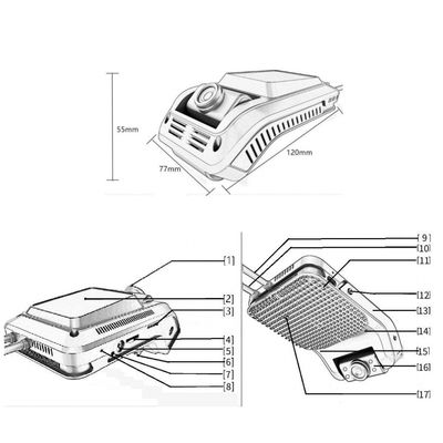 AI 4G Wifi 1080P Alarm Kelelahan Sistem Bantuan Mengemudi Lanjutan Dashcam CMSV6 GPS ADAS DSM BSM