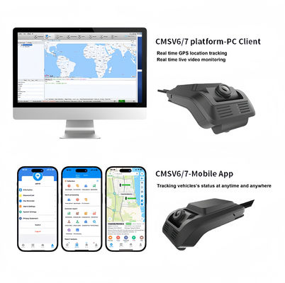 Firecore HX-880 24H Loop Recording 4G WIFI G-SENSOR DMS ADAS BSD Dashcam Belakang Depan Dalam Dash Camera untuk Bus Taksi