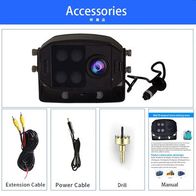 Firecore X-02 DC12V HD 1080P Kamera Parkir Depan Dan Belakang Visi Malam IP69K Sistem Kamera Bantuan Parkir